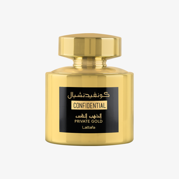 Confidential Private Gold  100ml For Unisex |EDP| Lattafa