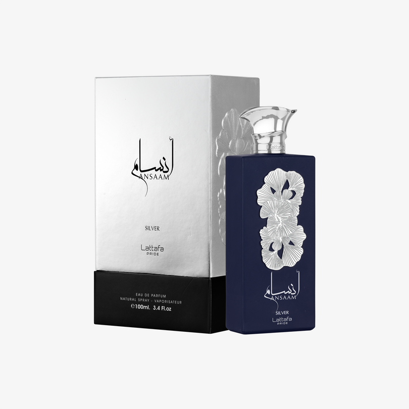 Ansaam Silver 100ml For Unisex |EDP| Lattafa