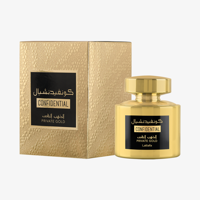 Confidential Private Gold  100ml For Unisex |EDP| Lattafa