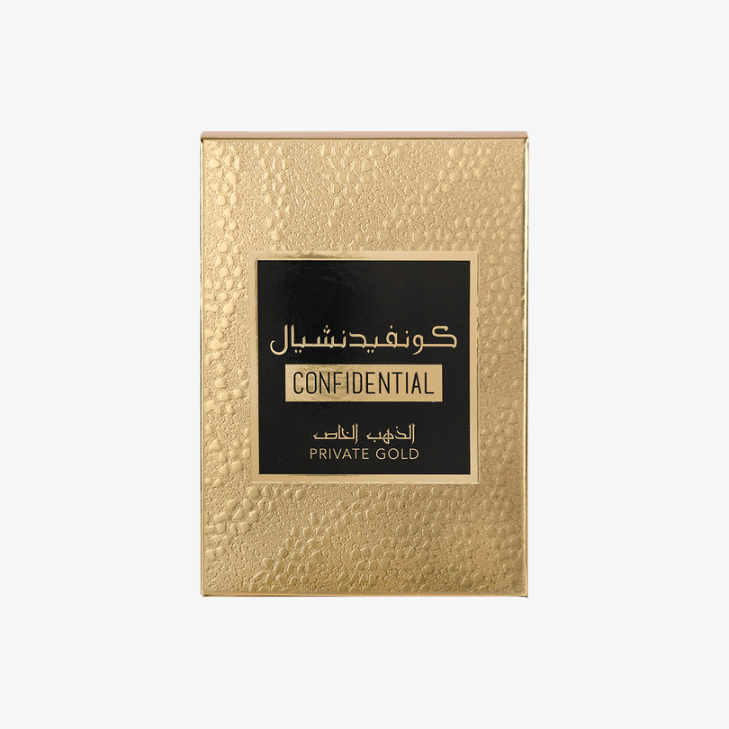 Confidential Private Gold  100ml For Unisex |EDP| Lattafa