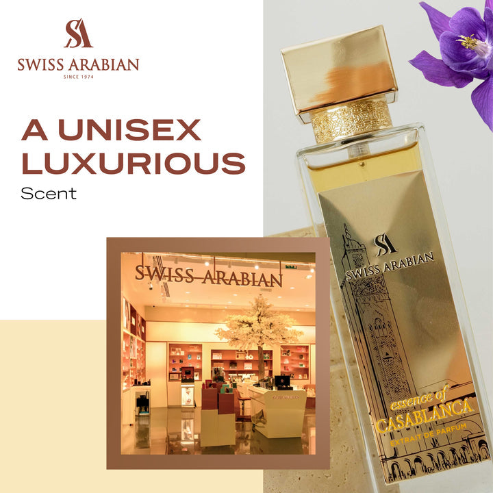Essence of Casablanca 100ml For Unisex |Parfum| Swiss Arabian