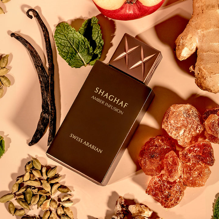 Shaghaf Amber Infusion  75ml For Unisex |Extrait De Parfum| Swiss Arabian