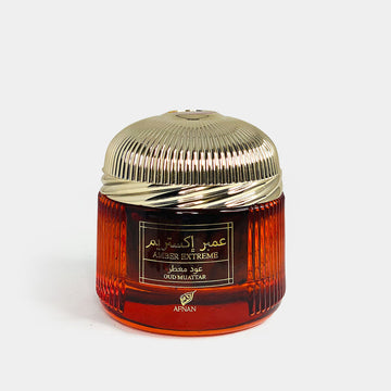 Oud Muattar Amber Extreme | Afnan Perfumes (Unisex – Home Incense 50 g)