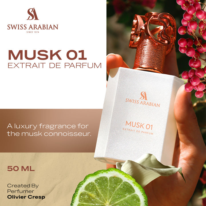 Musk 01 50ml  For Unisex |EDP| Swiss Arabian