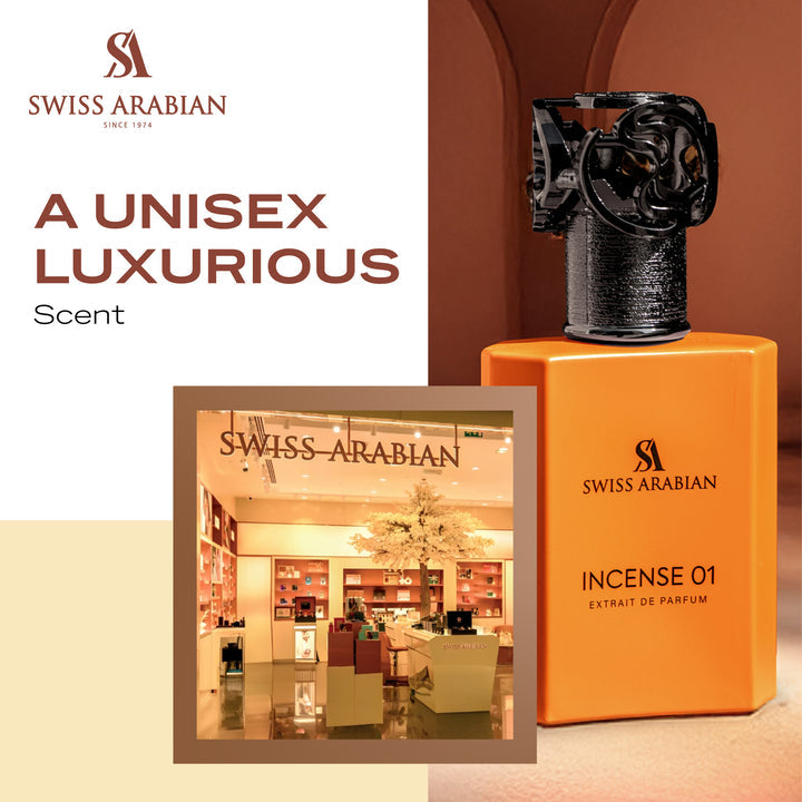 Incense 01  50ml For Unisex |EDP| Swiss Arabian