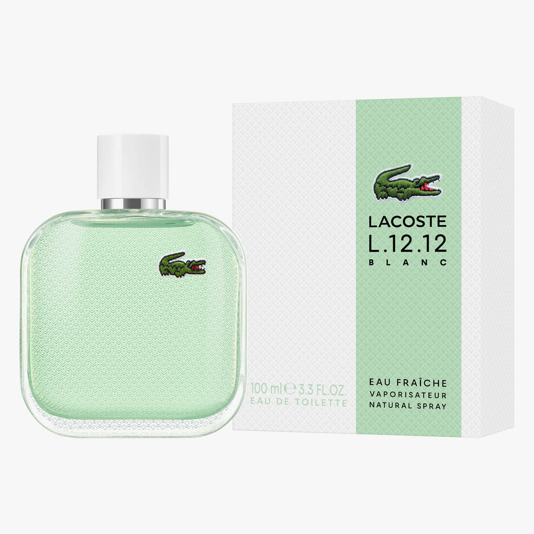 L.12.12 Blanc Eau Fraîche For Men 100ml  |EDT| Lacoste